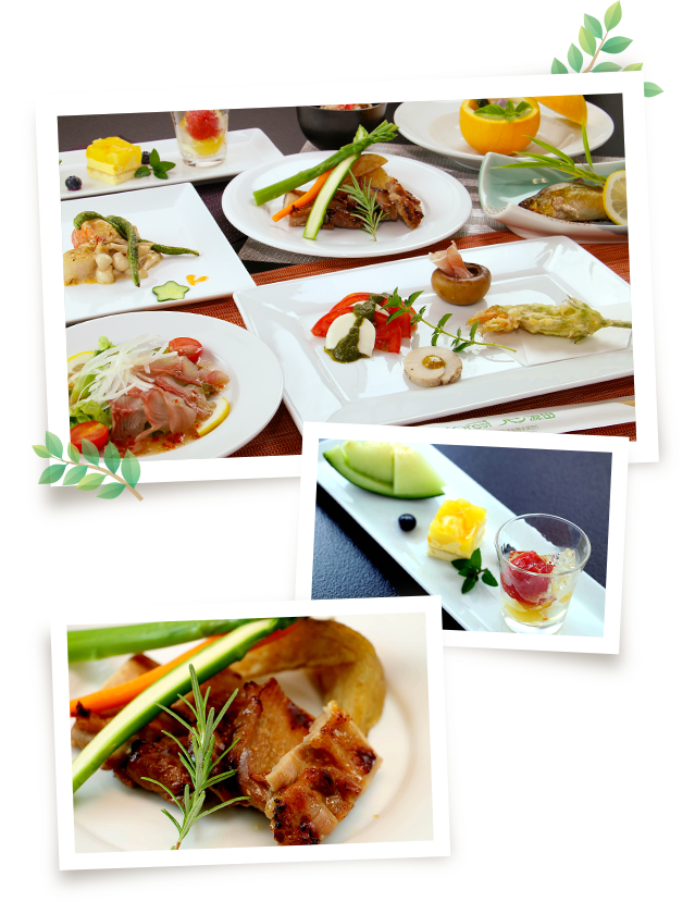 郷土食と創作料理のマリアージュ