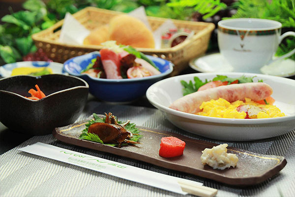 朝食のご案内 breakfast