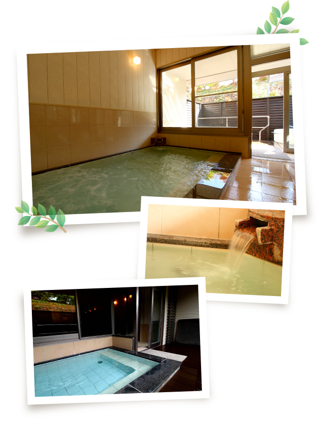 美肌の湯を心ゆくまで